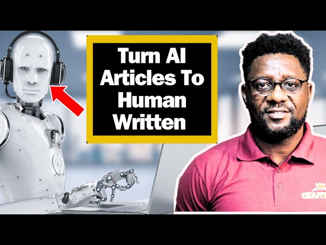 Make AI Articles human written in 2 minutes - Free AI detector for article writers