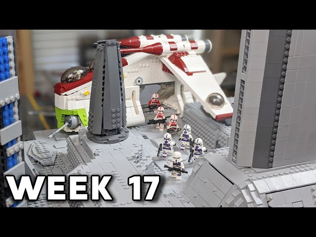Building Coruscant In LEGO Week 17: Sometimes You Have To Make Something Look Broken To Finish It!