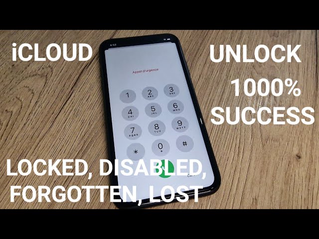 iCloud Unlock Any iPhone 4,5,6,7,8,X,11,12,13,14,15 Locked to Owner/Lost/Disabled/Forgotten Success