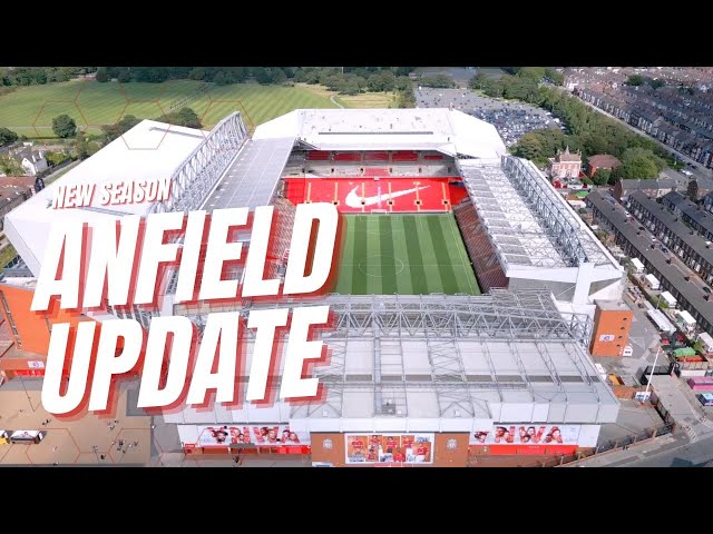 Anfield Update | New pitch and Anfield Road Stand look