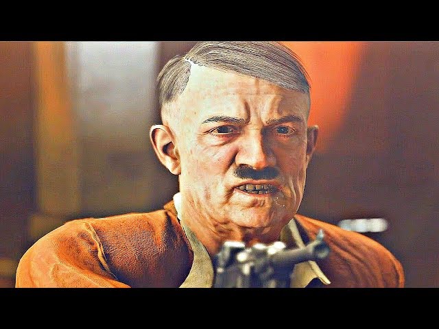 Wolfenstein 2 New Colossus - Hitler Scene