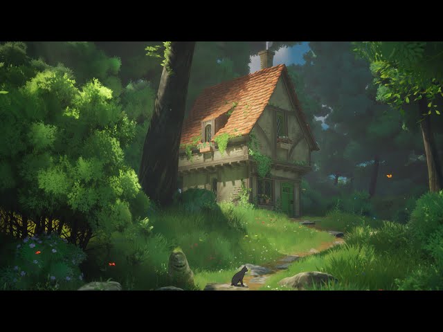 Ghibli Inspired Atmosphere | Forest Ambiance & Music