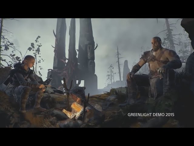 God of War (2018) - Early beta gameplay [original character models and cut content]