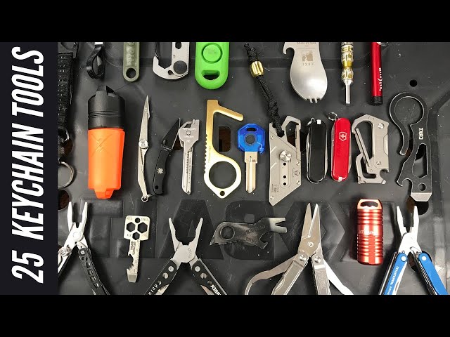 25 Keychain Tools: Leatherman, Spyderco, Exotac Firesteel, Lighters, Carabiners, Pry Tools and More