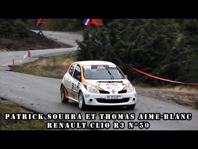 Rallye Hivernal du Dévoluy 2023 - Renault Clio R3 N°50 - Patrick SOUBRA et Thomas AIME-BLANC