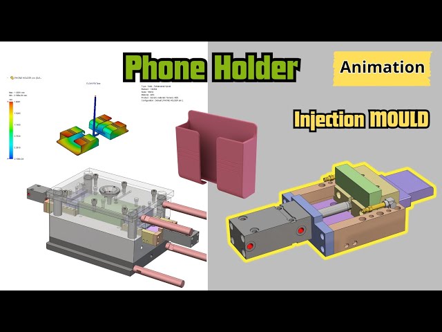 Mold design with a slider that uses hydraulics