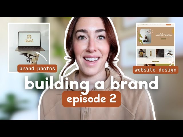 Building a brand from SCRATCH ep 2 (web design and brand photos)