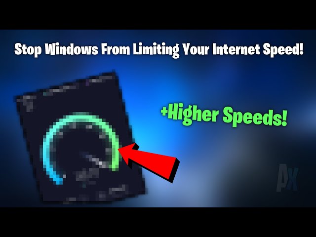 Windows Is LIMITING Your Internet Speed & Here's How To Fix It!