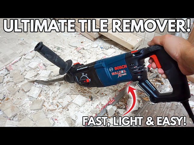 How To Remove Ceramic Tile Floor The Fast And Easy Way! Bathroom Tile Removal For Beginners! DIY