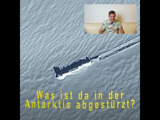(Kurzvideo) Was ist da in der Antarktis abgestürzt? 😮 Was ist das für ein seltsames Objekt?