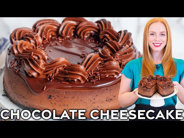 The Best Dark Chocolate Cheesecake Recipe!