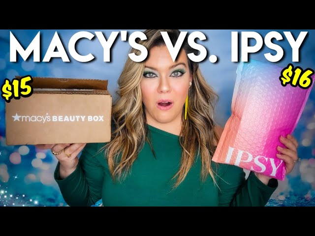 Ipsy Glam Bag Vs. Macy's Beauty Box January 2024 | IPSY REVIEW
