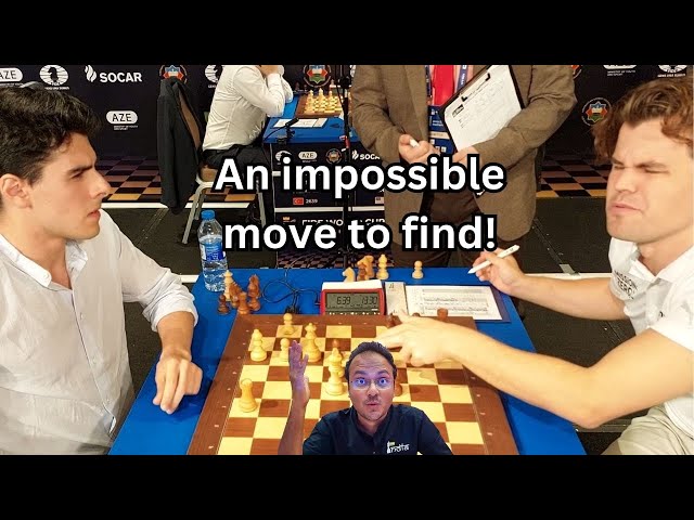 An impossible move to find! Aryan Tari vs Magnus Carlsen
