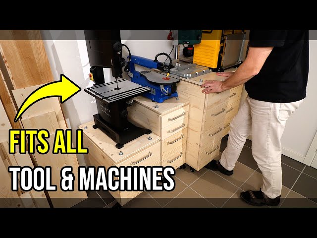 These Mobile Tool Carts changed my workshop forever! Here is how I made them