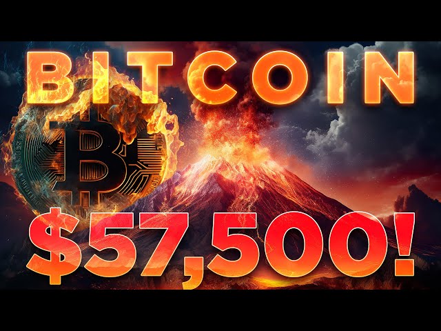 Bitcoin Crosses $57,500!🔥$60k Next?🔥