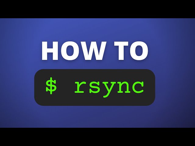 How to Use rsync to Reliably Copy Files Fast (many examples)