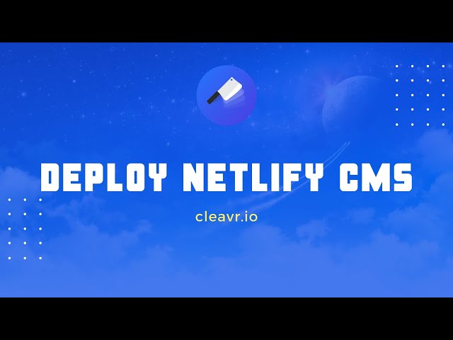 How to deploy Netlify CMS on your own self-hosted server