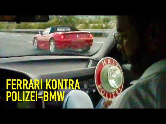 Polizei--BMW kontra Ferrari