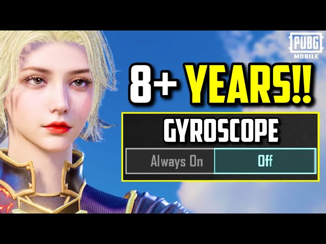 WHAT 8 YEARS OF NO GYRO LOOKS LIKE IN PUBG MOBILE!!