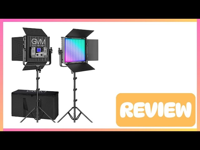 GVM 50RS RGB LED Video Light Review