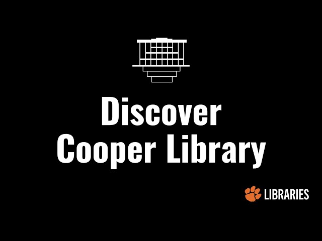 Discover Cooper Library   Student Orientations