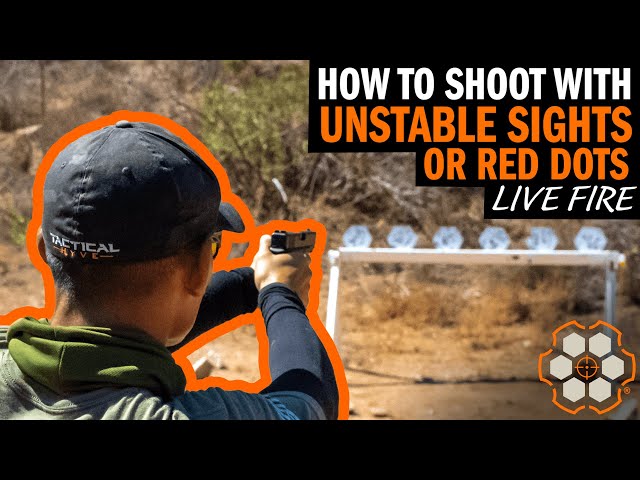 How to Shoot with Unstable Sights or Red Dots (Live Fire)