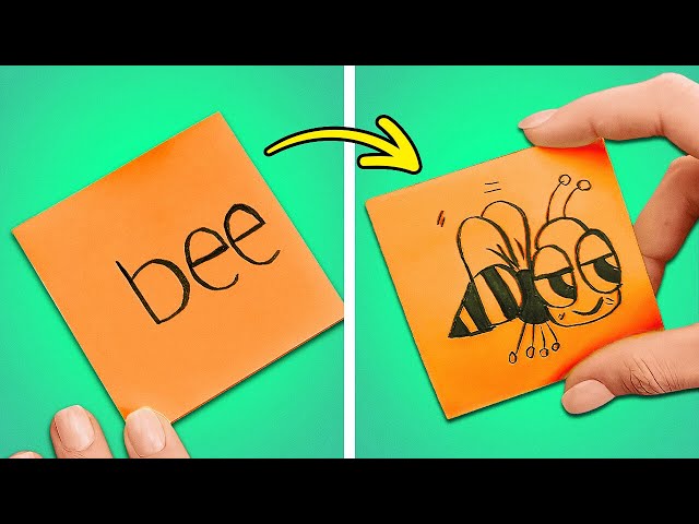 Amazing Back To School Crafts And Fantastic Drawing Tips & Tricks