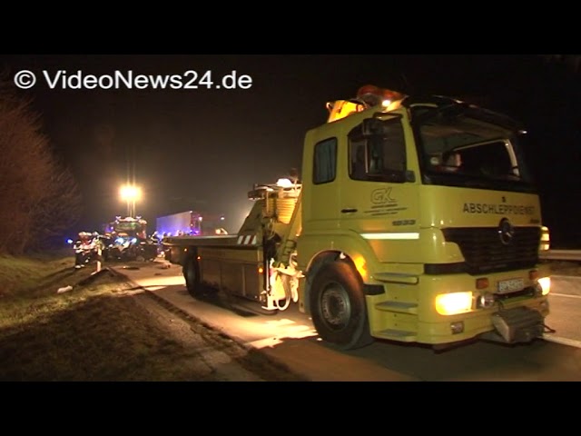 18.03.2015 - VN24 - Schwerer Unfall auf der A44 bei Erwitte endet für 66-Jährige tödlich