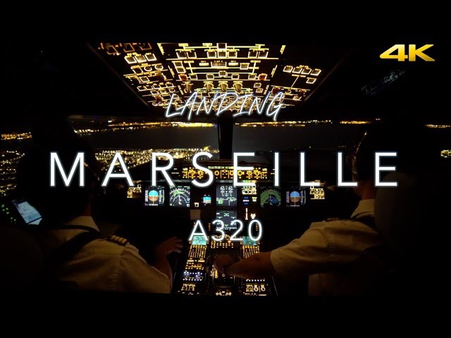 MARSEILLE | A320 LANDING 4K