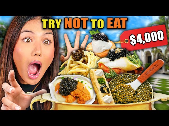 Try Not To Eat - $4,000 Of Caviar! (Osetra, Siberian, Beluga) | People vs Food