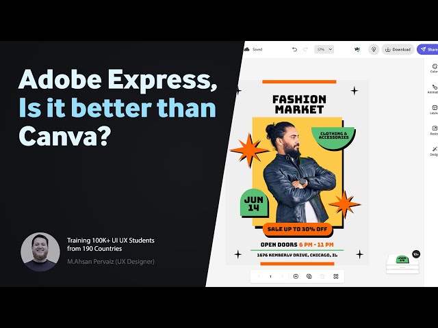 Create Professional Flyers in Minutes with Adobe Express - Is it Better than Canva?