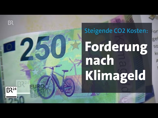 Steigende CO2-Kosten: Forderung nach Klimageld | BR24