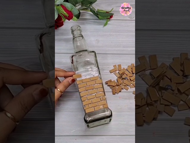 beautiful idea to decorate bottle