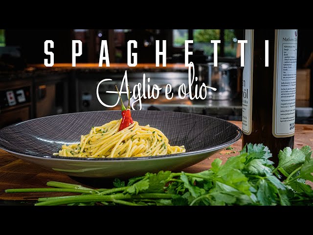 Spaghetti aglio e olio – Kochen im Tal