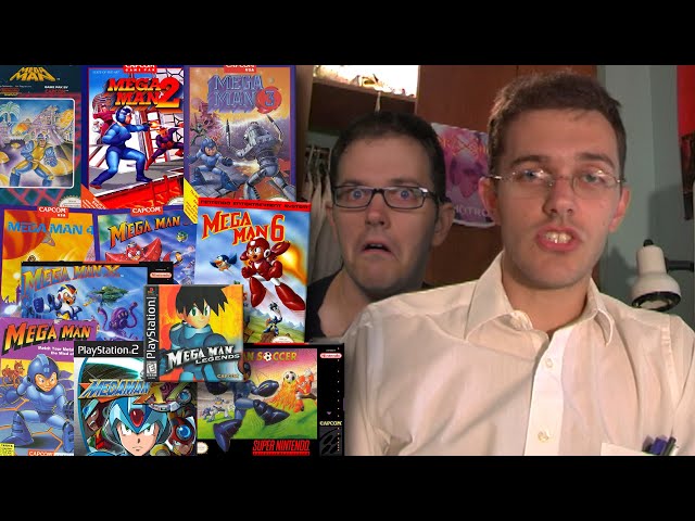 MEGA MAN Games (DOS, PS1, PS2) - Angry Video Game Nerd (AVGN)
