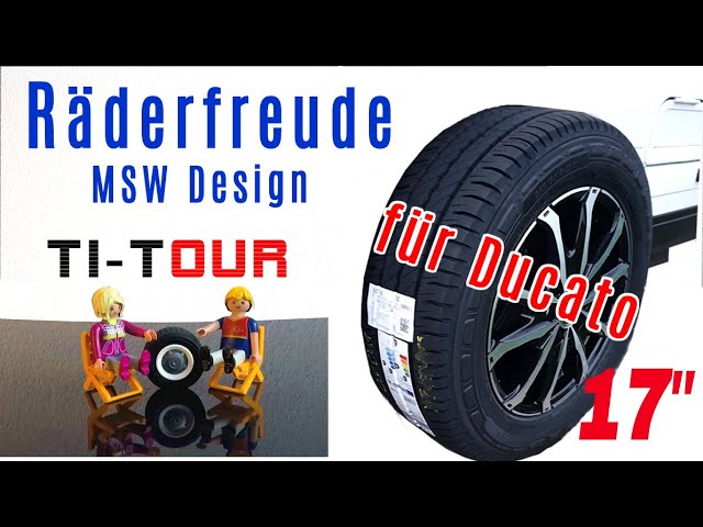 Neue Räder / Felgen auf dem Wohnmobil | MSW by OZ  laufruhig mit Agilis Reifen #wohnmobil