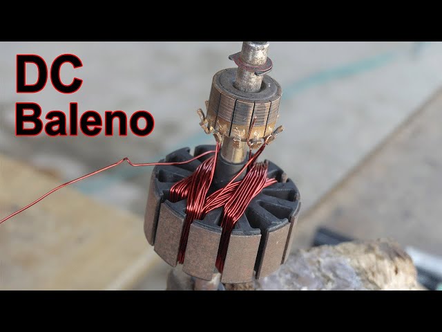 How to Rewind a Armature Silver to Copper of 12v DC Baleno Motor || 2020