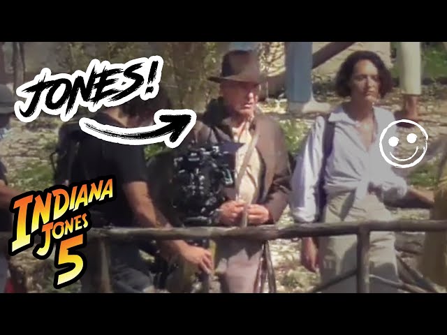 INDIANA JONES 5 Harrison Ford Filming Footage SUPER COOL!!! #indianajones