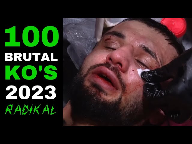 100 BRUTAL KNOCKOUTS of 2023 (MMA, Boxing & Muay Thai) # 1 🥊😱 The Best Fights of the Year 🔥RADIKAL