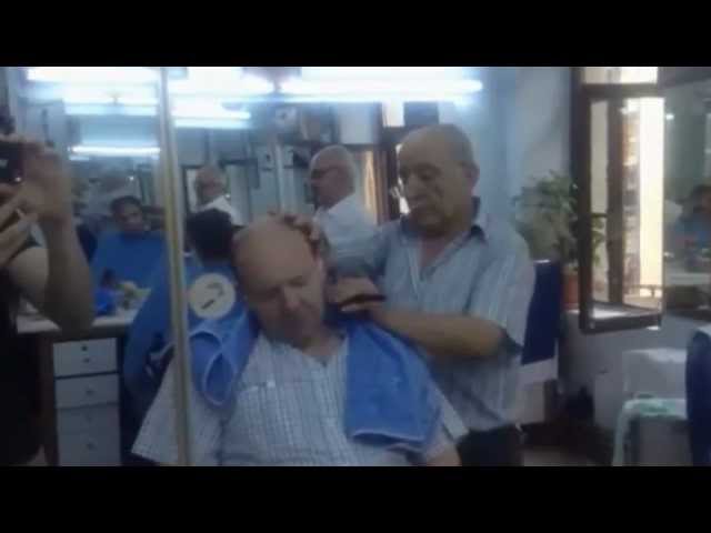 The Turkish barber : haircut, shaving, head massage (part 3)