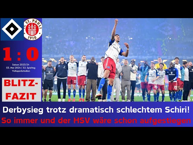 Scholle's Blitzfazit | HSV 1:0 FC St. Pauli  | 32. Spieltag | Saison 2023/2024 | #131