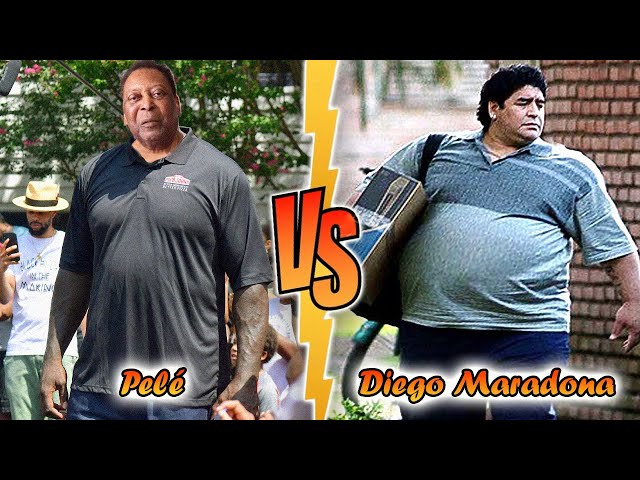 Pelé VS Diego Maradona Transformation ⭐ 2022 | The King VS The Golden Boy 🐐🐐