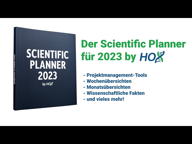 Der Scientific Planner 2023 by HOX