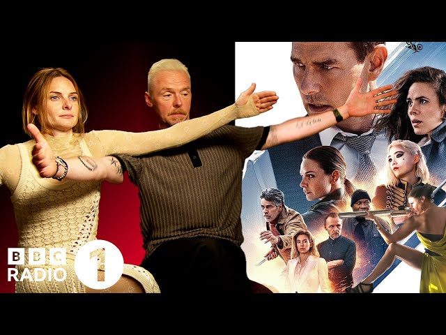 "Kill someone with a flute?!" Rebecca Ferguson, Simon Pegg on Mission: Impossible Dead Reckoning P1