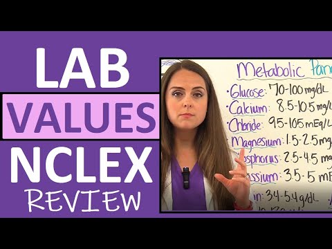 Lab Values for Nurses