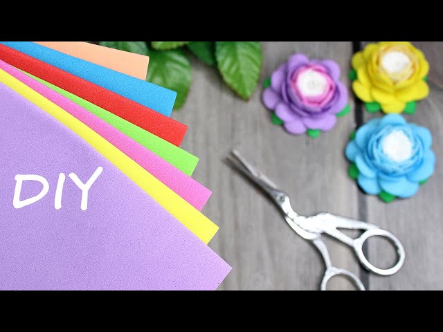 How to make a ROSE from foamiran 🌹 An easy way! DIY flowers 🌹