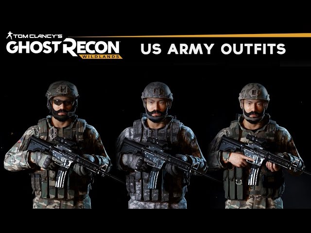 Ghost Recon Wildlands - How to make U.S. ARMY Outfits (United States Army Uniform)