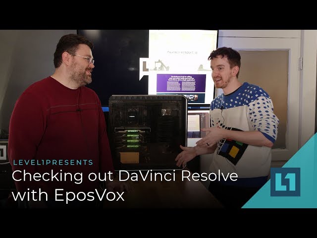 Checking out DaVinci Resolve with EposVox!