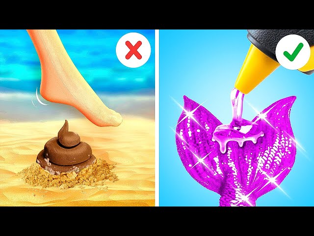 Mermaid Lost the Shoes! Best Crafts How to Be a Mermaid with Gadgets From Tiktok by TeenVee