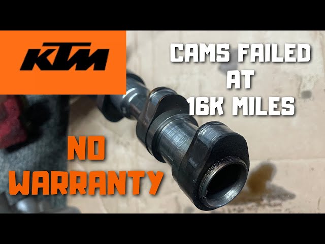 KTM Camshafts failure on my 790